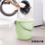 安赛瑞 塑料水桶 洗车桶 加厚手提水桶 13L 多功能清洁储水桶洗衣拖把桶 绿色 710916