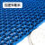 防滑垫大面积塑料pvc地毯户外浴室镂空防水网格s厨房室外防滑地垫 蓝色--5MM特厚加密款 0.9米宽*1米长需要几米拍几件发