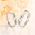 MZMZ双生缠绕的爱情侣戒指小众设计对戒求婚结婚对戒生日礼物送女友 双生结缠绕的爱对戒【不刻字】