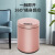 智能垃圾桶自动感应北欧风垃圾桶带盖垃圾桶客厅卧室大容量卫生间 炫彩咖 12L