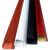 三角形铝合金线槽黑红白木纹色地板防踩墙阴角明装饰踢脚线板 红木纹 带无痕红胶  2米长(拍10件起发)
