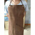 牛皮整皮电焊围裙隔热耐磨焊工焊接服牛皮整皮劳保工作群 棕色50厘米乘80厘米 M