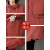 格格陌短外套女2024春秋季新款女装时尚休闲女士开衫小个子夹克短款定制 红色 S(体重90-115)