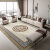 初尚现代简约新中式客厅地毯超大尺寸沙发地毯家用大面积茶几毯可定制 国风雅颂 120×160cm【透气棉布底】