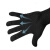 盛世浩瀚加厚5级钢丝防割手套多用途防身手套加强型均码黑白色 黑色 5双装