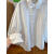 Rindu春装2024新款小众复古新中式轻国风盘扣长袖衬衫女内搭打底衫上衣 白色 M码(建议90-110斤)