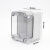 室外防水盒IP67户外防水接线盒透明盖ABS塑料密封盒防水箱 仪表盒 110*80*85