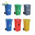 户外大号垃圾桶城市街道酒店垃圾分类环卫桶带轮厂家定制 7天内发货 接受定制颜色 FZ240G-3：74*57*10.5cm