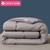 洁丽雅 被子被芯 加厚被子空调被抗菌纤维被 高级灰150*200cm6斤 学生宿舍单人四季被保暖丝绵被褥