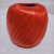 定制适用新料塑料绳绳草撕裂膜捆绑绳扎口绳封包绳 红色 大盘3斤3-4厘米
