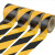 黄黑警示胶带地标贴纸车间地板分区安全警戒交通反光膜贴纸pvc 黑黄10厘米宽*33米长