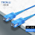 创优捷 光纤跳线 铠装 单纤 SC/UPC-SC/UPC-单模-G.652D-3mm-2M-LSZH-蓝色
