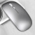 易科星 适用三星Galaxy Tab S7 FE/S8/S8+平板电脑包收纳包内胆包蓝牙鼠标蓝牙键盘 蓝牙双模无线鼠标-月光银 Tab S7 FE 12.4英寸