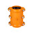 中部工品 抢修节 哈夫节QT450 水管快速抢修接头 直管堵漏器球墨铸铁 单位：个 DN150x400