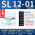 江淮气动快速节流阀 SL4-M5 6-01 SL8-02 10-03 SL12-04调速接头 SL12-01