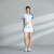 新款羽毛球服套装男女运动衣服定制印字短袖乒乓球网球训练比赛服 7507女白色单上衣 S