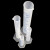 冰禹 BYrl-200 塑料量筒 量筒耐酸碱 塑料刻度量筒 实验室用品 塑料量筒 500ml
