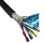 485双绞屏蔽线RVSP 2 4 6 8 10 12芯0.2/0.3/0.5平方通讯线 100米京炼 双绞屏蔽2芯X0.2(100米)