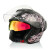 RYZEN摩托车半盔四分之三头盔电动车3C认证安全复古机车男女四季双镜夏 RO-5黑樱花 XL