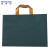 稳斯坦 WST1014 塑料包装袋(10个)商务礼品袋 服装购物袋PE手提袋 磨砂墨绿 50*40+10