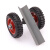 大理石小推车石材推板工具车实心轮子重型实心橡胶玻璃搬运车推车 6#弹性轮+5#三角钢