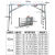 加厚装修马凳折叠升降加厚室内刮腻子伸缩脚手架移动平台 加厚方管180*30四支撑双钢丝
