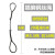 牛人 插编钢丝绳 双扣纯手工编织起重吊装吊索具编头子钢丝绳 吊5.5吨20-6米一根 