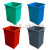 户外垃圾桶内胆玻璃钢方形内桶铝塑内筒室外果皮箱环卫塑料收纳桶 玻璃钢方桶333452CM