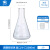 蜀牛锥形瓶玻璃三角烧瓶加厚高硼硅毫升广口化学三角瓶实验室 【直口/小口】2000ml-1个