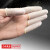切口手指套一次性透明磨砂防水防滑无尘工业电子乳胶防护指套 切口/500克（约1500个）/M码 白指套/30克试验装（约60只