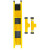 海斯迪克 HKHE-042 电力安全围栏 玻璃钢绝缘伸缩围栏 施工围网交通栅栏 管式黑黄