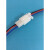 定制. 公母端子塑壳护套 汽车连接器 芯接插件 孔电线束对接头 3P带线公母全套