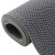 稳斯坦 WZYT11 S型PVC镂空地毯 塑胶防水泳池垫浴室厕所防滑垫 5.5厚1.2m宽*1m灰色