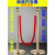 不锈钢挂绳一米线护栏 栏杆座 警戒线隔离带 钛金色迎宾礼宾柱 不锈钢3米带