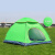野外生存帐篷全自动免搭建户外旅行帐篷3-4人沙滩折叠帐篷可定制2件起发 绿 3-4人(自动双门)