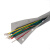 好工邦 PVC扣式结束带 电缆包线管保护布套钮扣式防护套 灰灰WB60/布宽60/Φ12 75M/卷 单位：卷