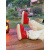 梦彩琳保暖加绒创意魔术贴子棉鞋冬韩版s潮时尚红色雪地靴女 红色创意魔术贴 24-25内长约16.5cm