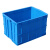 加厚塑料周转箱长方形特大号工业箱子带盖胶框储物框大收纳盒筐子 红色(无盖) 外径长宽高610*490*360