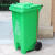 国瑞信德户外大号垃圾桶 分类垃圾桶 环卫垃圾桶 小区物业收纳桶 可印LOGO 带轮挂车垃圾桶 草绿120L脚踏款