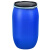 大口密封废液桶泔水桶加厚耐摔铁箍桶200升100升法兰抱箍桶30kg 200L