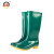 上海牌女士高筒雨靴 防滑耐磨雨鞋防水鞋 时尚舒适PVC/EVA雨鞋 户外防水防滑雨靴 SH301 绿色 41