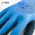 星宇（XINGYU）双子星A333 双层浸胶手套 防滑耐磨劳保手套 工作防护手套 M码 2副装 （紫色+蓝色）