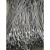 定制适用不锈钢保险链钢丝绳黑色保险绳舞台灯钩保险绳灯光配件安 3.0mm透明包胶