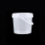 时通pp桶储物透明密封包装桶彩泥粘土橡皮泥奶茶手提塑料圆桶1L1900mml压扣盖子有提手