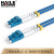 海乐(HAILE)铠装防鼠咬电信级单模双芯光纤跳线 20米HJ-2LC-LC-SK20