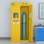 知旦 气瓶储存柜 双瓶一代报警器 钢瓶柜危险气体存储柜化学安全柜可定制 ZD208 黄色