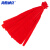 海斯迪克 HKL-330 水果网袋网兜 尼龙塑料小网眼袋 60cm 红色加厚100个
