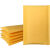 适用黄色牛皮纸气泡袋小规格手机壳包装袋防水防震自封袋加厚信封袋子定制 35*42+430只/箱