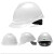 MSA梅思安国标ABS豪华型安全帽工地透气印字建筑工程监理安全帽 黄色 豪华型PE一指键帽衬带有透气孔