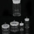 赫钢 玻璃称量瓶 实验室密封称量器皿 样品标本瓶 扁型 60*30mm